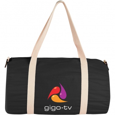 Logotrade advertising product picture of: Cochichuate cotton barrel duffel bag 25L